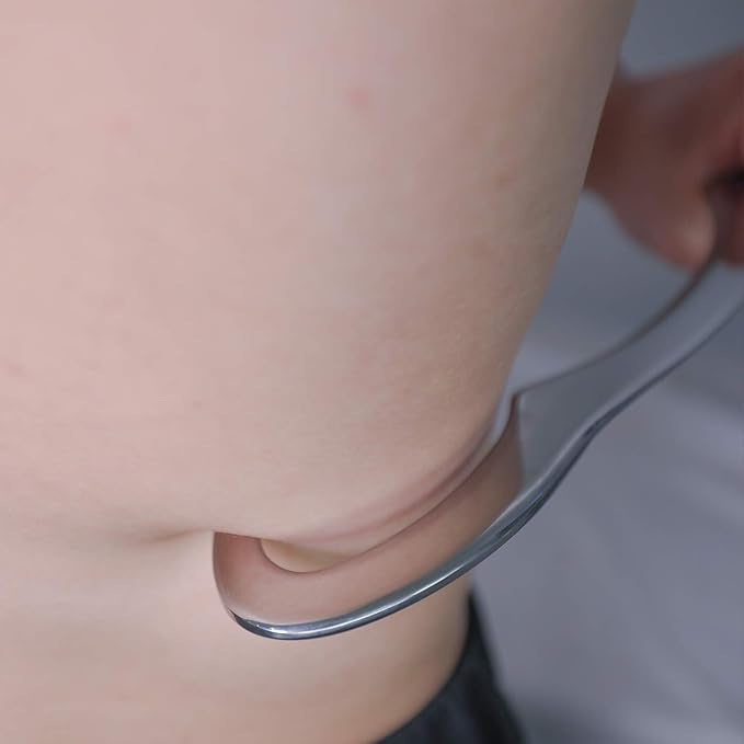 STICKON Stainless Steel Gua Sha Scraping Massage Tool IASTM Tools Great Soft Tissue Mobilization Tool (STICKON-07)