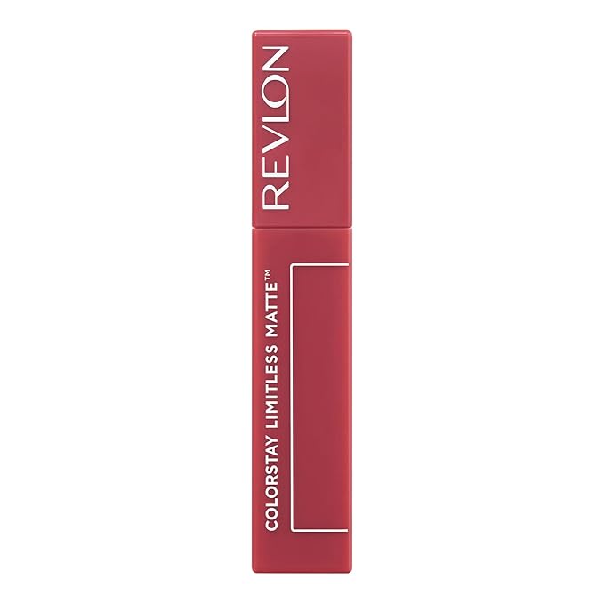 Revlon ColorStay Limitless Matte Liquid Lipstick, Vegan Formula, No-Budge, Longwear Lip Color, Long Lasting, Lightweight/Comfortable, Waterproof, 008 Stir Me Up, 0.17 fl oz