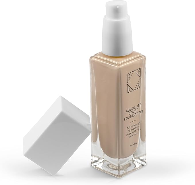Absolute Cover Foundation #2 | Liquid Medium Coverage Foundation with Natural FInish | Oil-Free Face Makeup | Light Medium Shade with Neutral Undertone | 1oz/30ml