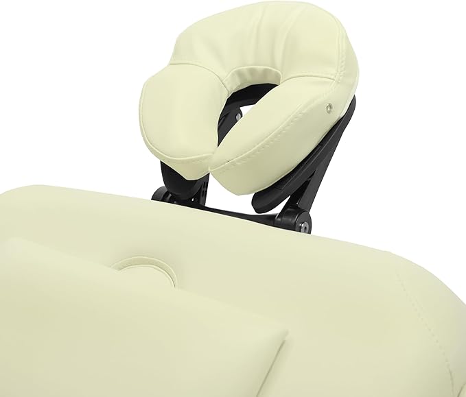 SKINACT Milo 3.0 Motor (with Independent Leg Adjustment) Electric Massage & Facial Bed/Table Beige top and Dark Brown Base