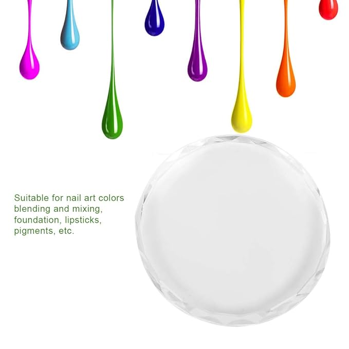 Nail Art Palette, Lipstick Palette, Transparent Glass Nail