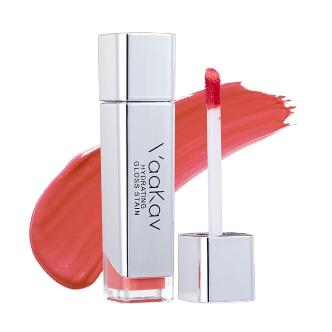 Matte Lip Stain Set, Long Lasting Waterproof Liquid Lipstick, Hydrating Non Sticky Velvet Lip Tint, Smudge-Proof Soft Matte Finish(02 PEACH BANG)