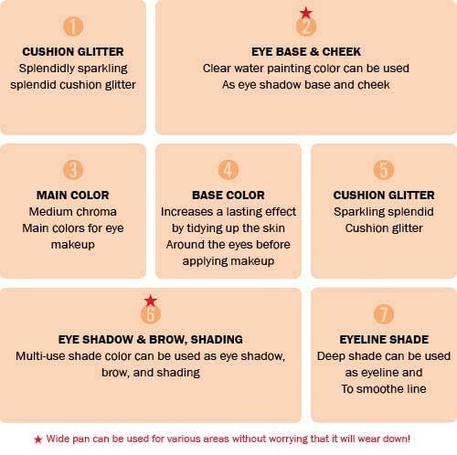 Espoir Real Eye Palette #1 Peachy Like (Warm Peach Color Filter) | Multi-Use Long-Lasting Colors with Sparkling Glitter for Eyeshadow Base and Cheeks Makeup