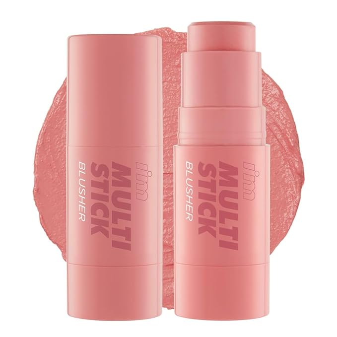 I'M MEME Blusher - I'm Multi Stick 005 Bliss Mauve | Easy Blendable Cream Blush for Natural Look, Multi Blush Stick for Cheek Tint, Face Contour Makeup, and Face Blush, Suitable All Ages