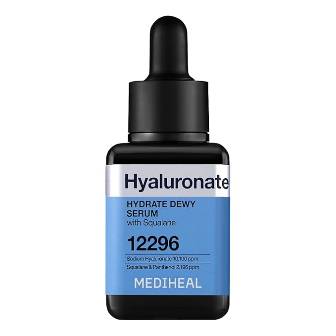 Mediheal Hyaluronate Hydrate Dewy Serum 1.35 fl.oz - Moisture Barrier Firming, Long-Lasting Hydration & Radiant Glow, Mild Korean Skin Care with Hyaluronic Acid