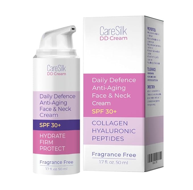 Daily Defense Mineral Sunscreen Face Moisturizer With SPF 30 + Hyaluronic Acid, Collagen, Peptides | Sun Screen Face Lotion, Sunblock Face Sunscreen | Reef Safe Sunscreen