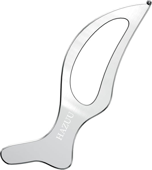 Stainless Steel Guasha Scraping Massage Tool for Soft Tissue Therapy, Ideal for Back, Legs, Arms, Neck, Shoulder Relief (Bird Shape)