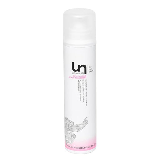 Unwash Revitalizing Scalp Treatment - Scalp Treatment, Combats Excess Oil, Lightweight Formula, Balances Moisture, Cruelty Free, 3.5 oz