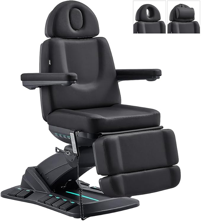 Dir Beauty Spa Medical Treatment Chair 4 Motor Electrical Facial Medical Spa Tables with Rotating Seat Aurora