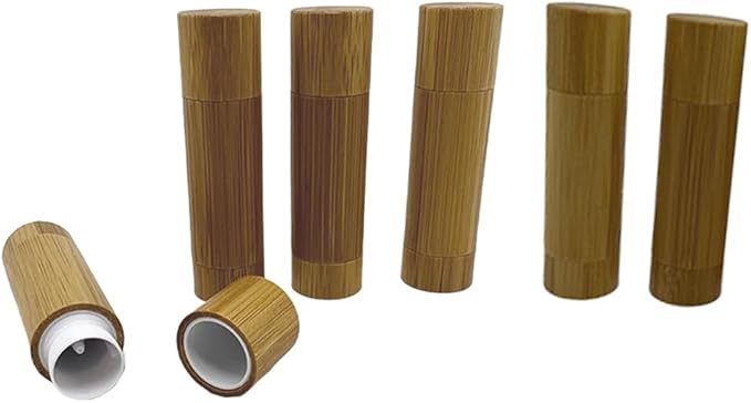 Bamboo Empty Lip Balm Containers 5.5g Samples