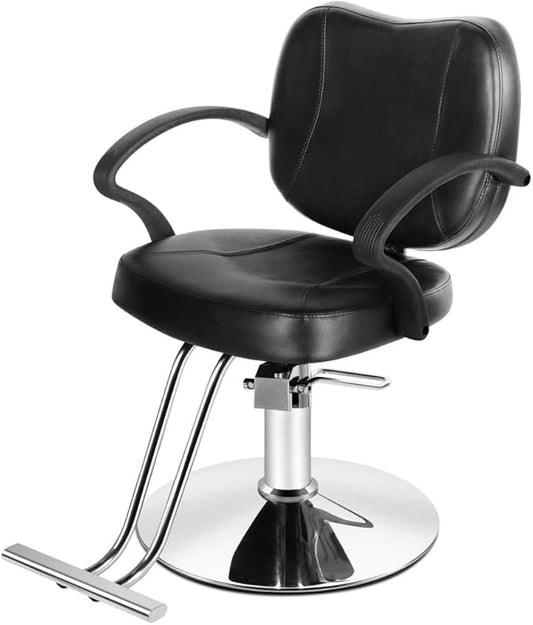 Artist hand Salon Chair for Hair Stylist, Comfortable Barber Chair Hydraulic Pump Stylist Chairs for Salon with Extra Wide Seat, Spa Beauty Equipment for Hair Stylists for Barbershop and Home