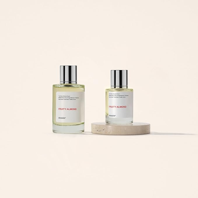 Dossier - Fruity Almond - Eau de Parfum - Inspired by C.Herrera Good Girl - Perfume Luxury - Pure Infused - Paraben-Free - Vegan - For Women - Fragrance 3.4 Fl oz (Spray 100ml)