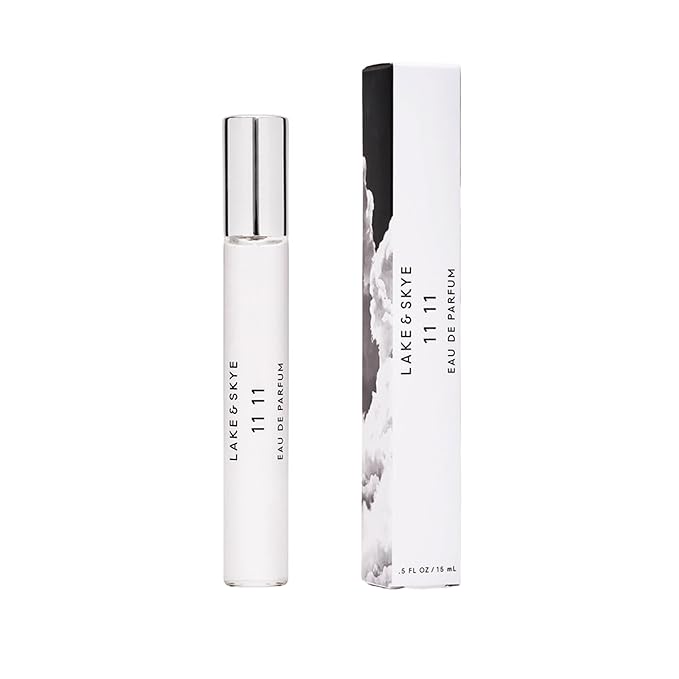 Lake & Skye 11 11 Eau de Parfum Travel Spray, Long Lasting Fragrance, 0.5 fl oz (15 ml) - Sheer & Uplifting Scent, Skin Musk