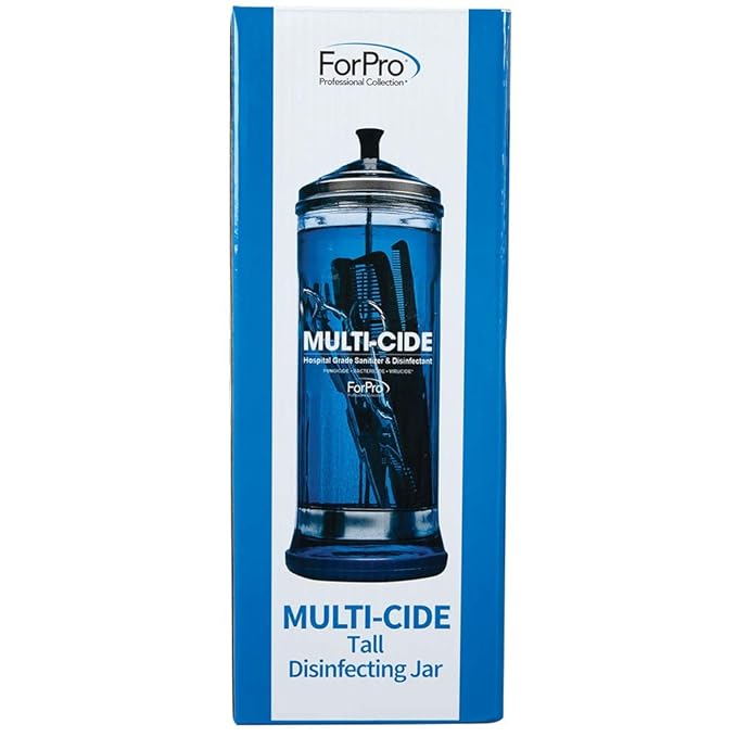 ForPro Multi-Cide Tall Glass Jar,