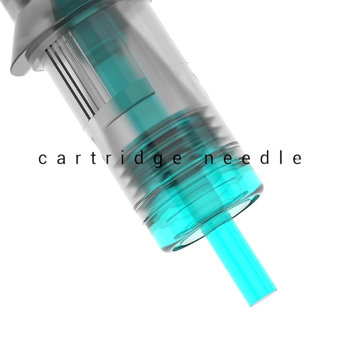 STIGMA Aquamarine Knight Disposable Tattoo Cartridge Needles Tattoo Cartridges Assorted 50pcs Sizes of Round Magnum #12(1207RM 1209RM 1211RM 1213RM 1215RM) 0.35mm EN02B-50KIT-O