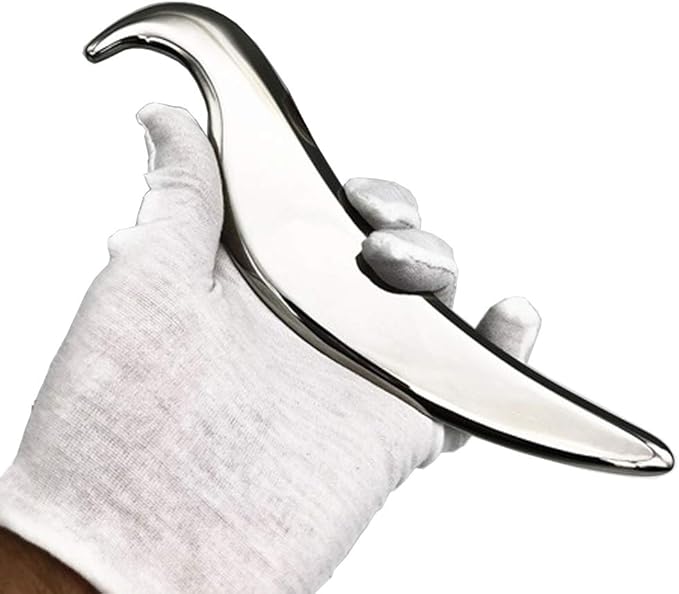 Gua sha Set, IASTM Tool Gua Sha Stainless Steel Muscle Scraper Set of 6 Picese for Soft Tissue Therapy and Reduce Arms,Legs,Back, Shoulder Muscle Pain(7C pcs)……