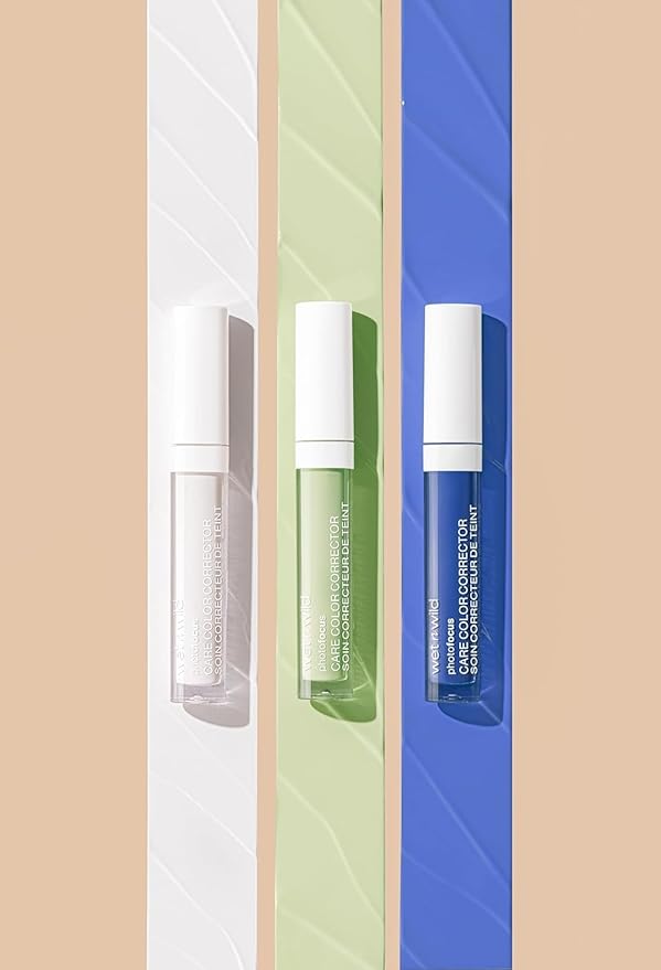 wet n wild Photo Focus Care Color Corrector, Tea Tree Extract-Infused, Seamlessly Buildable for All Skin Types, Lightweight Formula for Flawless Correction, Vegan & Cruelty-Free - Green