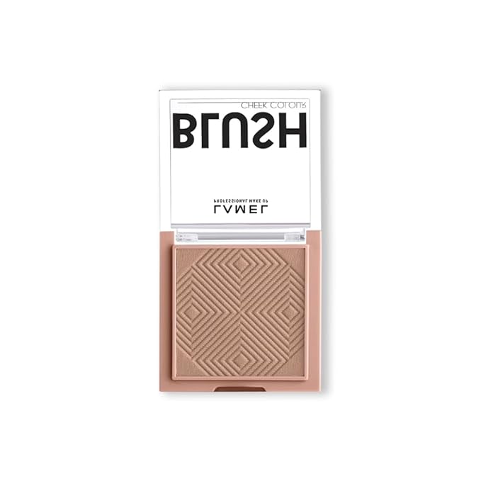 Lamel Blush Cheek Taupe Color Mini - Natural, Lightweight, Smooth, Blendable Powder - Shading & Contouring - 4 Universal Shades Powder Blush - Cruelty Free - № 404 (Taupe) - 3.8g / 0.13