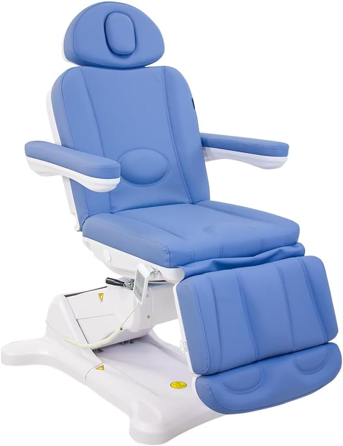 SKINACT Malibu Electric Medical Spa Treatment Table (Light Saphire)
