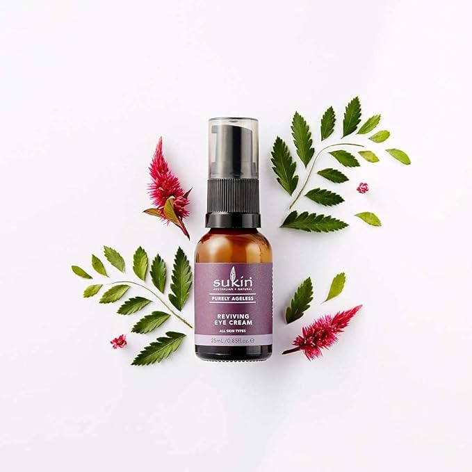 Sukin Purely Ageless Reviving Eye Cream, 0.85 fl oz