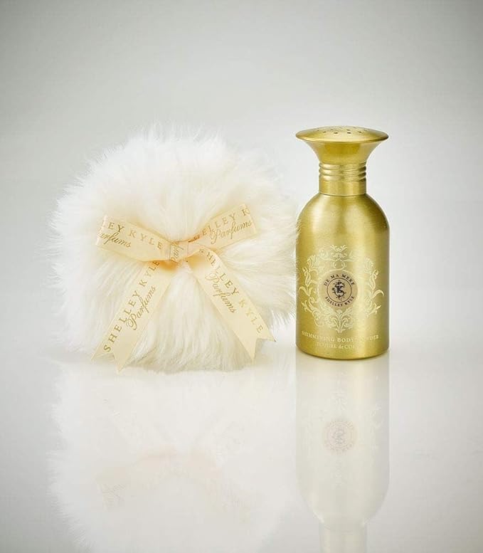 Talc Free De Ma Mere Shimmer Powder Gift Box Set, 48Grams