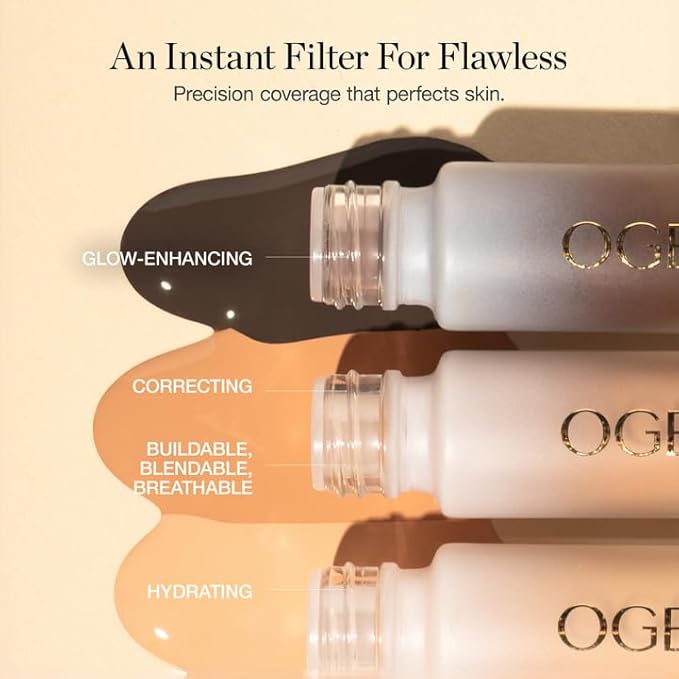 Ogee Complexion Perfecting Under Eye Concealer - Certified Organic Full Coverage Concealer - Buildable Coverage - CEDAR 1.20C - Light (Pink-Beige Undertones)