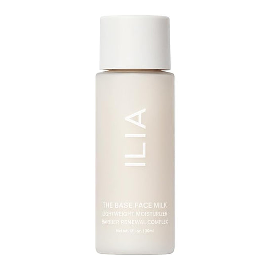 ILIA - The Base Face Milk Essence + Lightweight, Layerable Moisturizer | Hydrate, Smooth, Soothe, Strengthen | Non-Toxic, Vegan, Cruelty-Free, Clean Makeup (Travel Size, 1 fl oz | 30 ml)