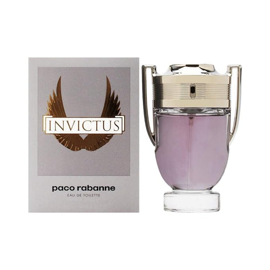 Paco Rabanne Invictus Fragrance For Men - Ecstatically Addictive - Scent Of Victory - Notes Of Sea Grapefruit And Guaiac Wood - Smash Up Of Freshness And Heat - Powerful Stimulant - Edt Spray - 3.4 Oz