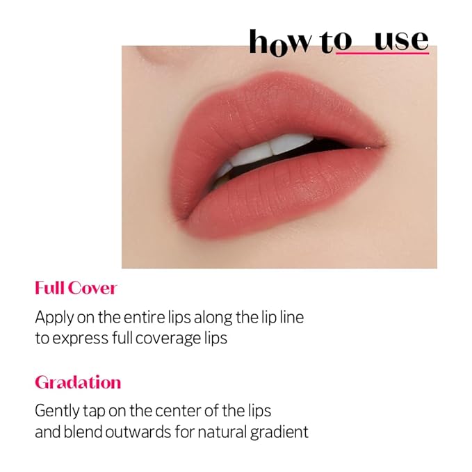ETUDE Fixing Tint #17 Berry Red (4g) | Long Lasting High Pigmented Liquid Lipstick | Waterproof Lightweight Matte Finish Lip Stain | Full Coverage | Korean Makeup, Kbeauty