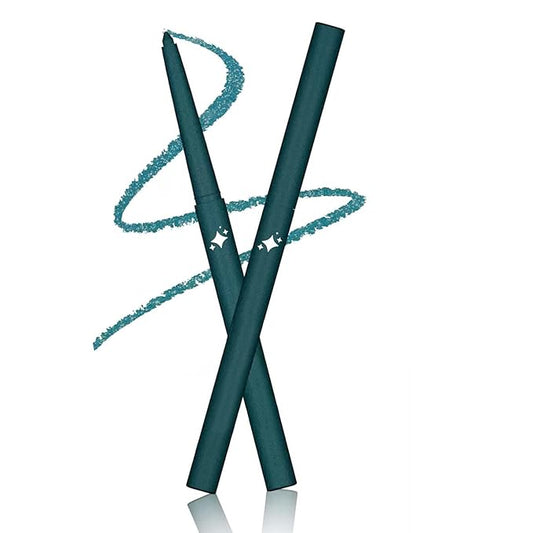 Dark Blue Eyeliner Waterproof Dark Blue Eyeliner Pencil Retractable blue gel eyeliner Smudge-proof Long Lasting Hypoallergenic (05# dark blue shimmer)