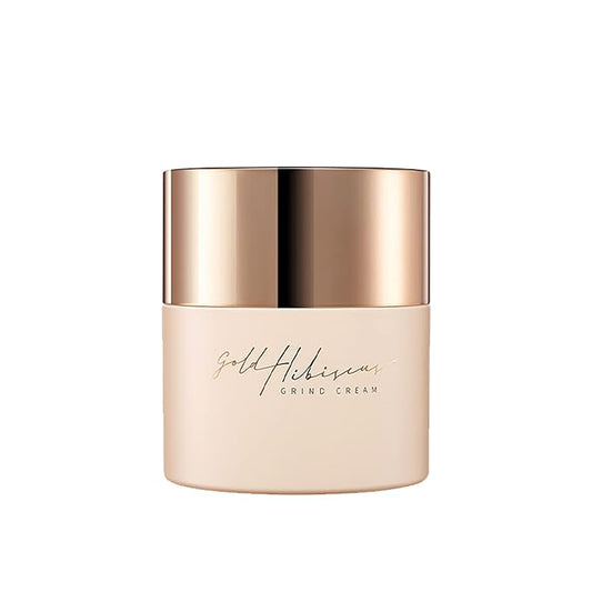 Gold Hibiscus Nourishing Grind Cream – In-Depth Hydration with Plant-Derived Collagen Face Cream, Skin Moisturizing Cream, Farm-to-Me Korean Skin Care, Vegan Cruelty-Free (1.58 Oz)