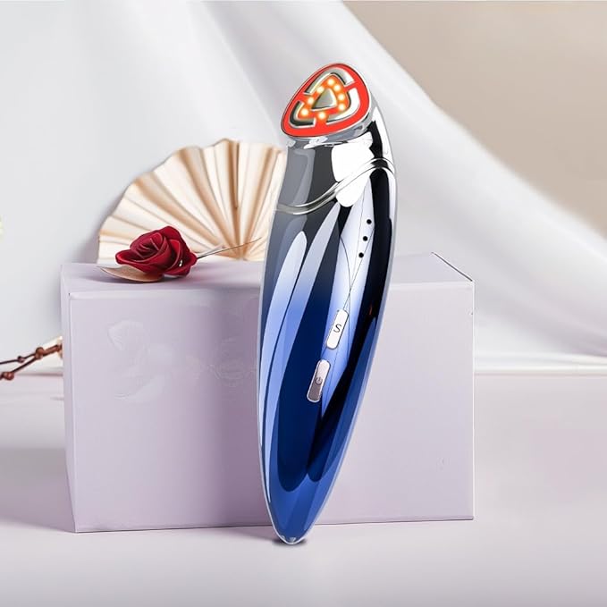 Red Light Therapy Device – Facial Tightening & Anti-Aging LED Tool for Face, Eyes & Jawline –Skin Firming & Wrinkle Smoothing – Handheld Home Beauty Device