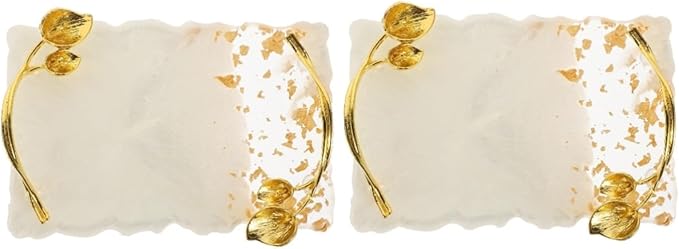 FOMIYES 2pcs Nail Palette Vintage Nail Plate White