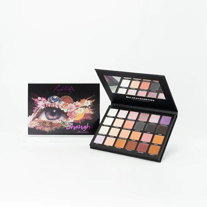 24 Eyeshadow Palette - Festive Vibrant Shimmer Matte