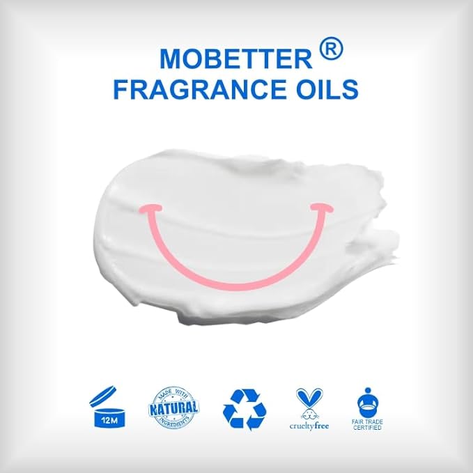 MOBETTER FRAGRANCE OILS Powder Fresh Set Scented Body Butter 8oz and Powder Fresh Fragrance Body Oil