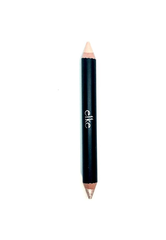 elke DUO BROW HIGHLIGHTER PENCIL (Cool | Blush - Champagne) soft shimmer sheen highlighter, concealer corrector