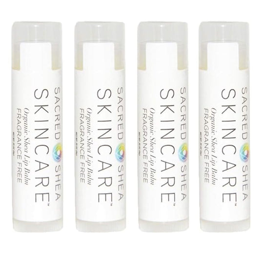 Organic Unscented Natural Moisturizing Lip Balm, Fragrance-Free