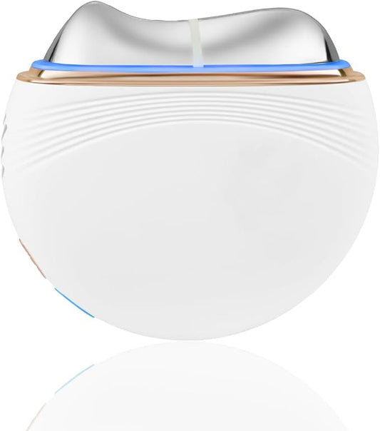 RIKI LOVES RIKI Riki Sculptress Electric Gua Sha Facial Tools - 6 in 1 Hot & Cold Face Sculpting Tool - & Vibration & Red/Blue/Purple LED Massager for Anti-Aging & Wrinkles, Puffiness, Double Chin