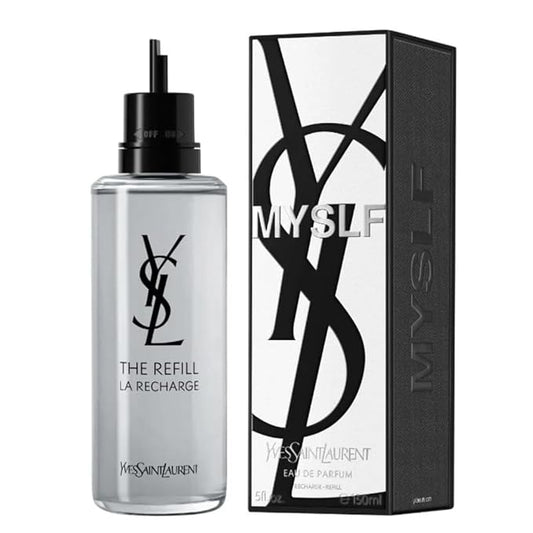 YVES SAINT LAURENT Ysl Myslf Eau de Parfum Spray Rechargeable Refillable for Men, 5.0 Ounce