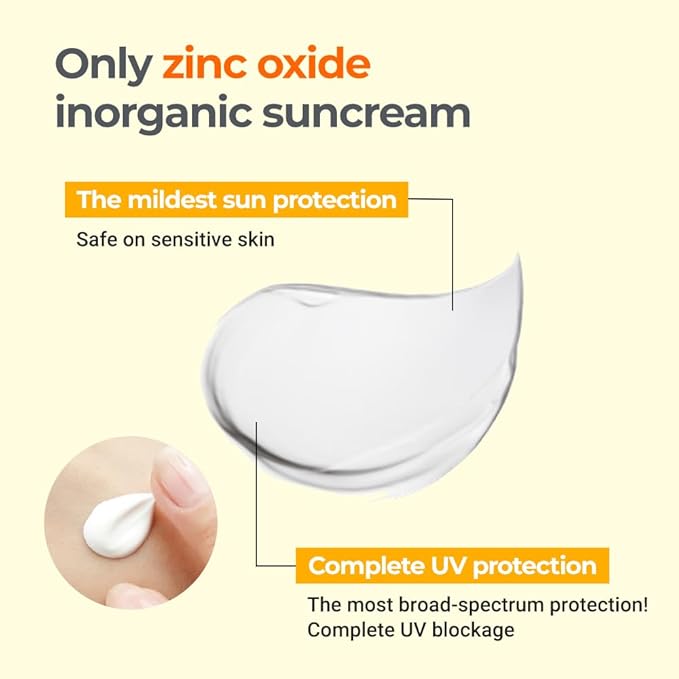 Derma B Everyday Mild Sunscreen SPF50+ PA++++ 1.69 Fl Oz, 50ml Fast-Absorbing Lightweight SPF Sunblock Moisturizer, Facial Body Non-Sticky for Dewy Skin, Korean Sunscreen Lotion for Sensitive Skin