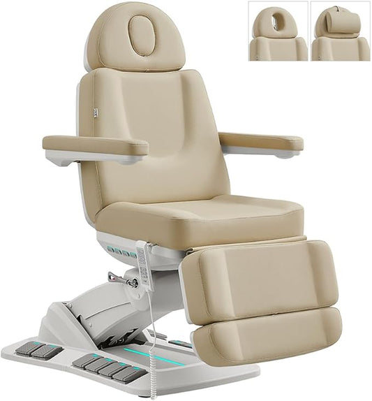 Dir Beauty Spa Medical Treatment Bed 4 Motor Electrical Facial Medical Spa Tables with Rotating Seat Aurora