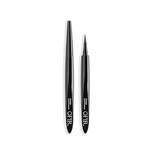 OFIR Eye Edge Liquid Eyeliner Pen | Water and Smudge Proof | Long Lasting Matte Finish, Soft Tip with Bold Pigment | Cruelty Free Formula | Brown Eyeliner for Women | Carob - Rich Brown | 0.04 Fl Oz