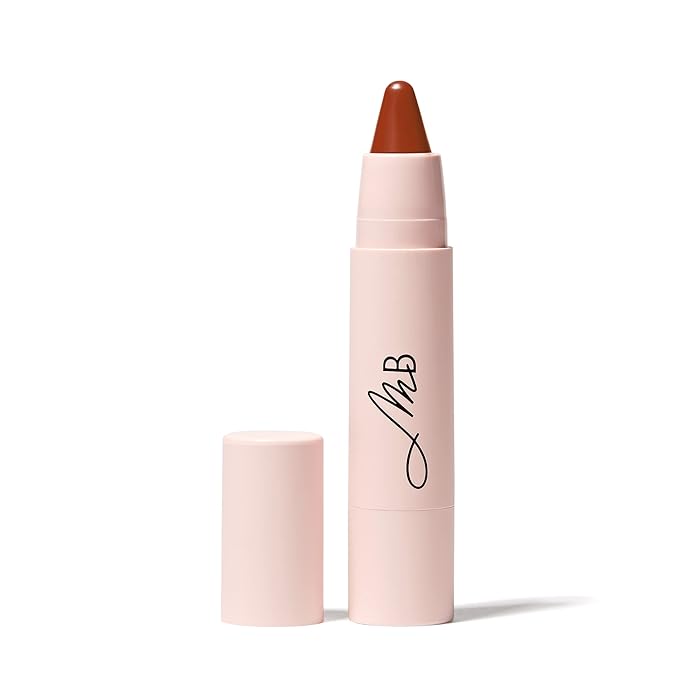Monika Blunder Beauty Kissen Lush Lipstick Crayon - Magdalena (Brick Red) Clean Beauty, Cruelty-Free, Vegan