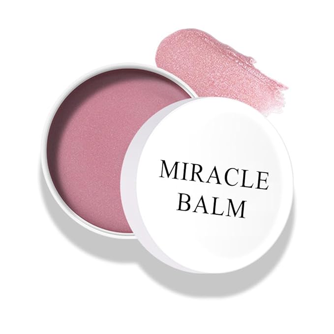 Multi Glow Balm - Hydrating, Lightweight, and Blendable Creamy Blush for Cheeks, Lips, and Eyes, Radiant Skin Finish (#4 Pink Camellia, 1Pc)