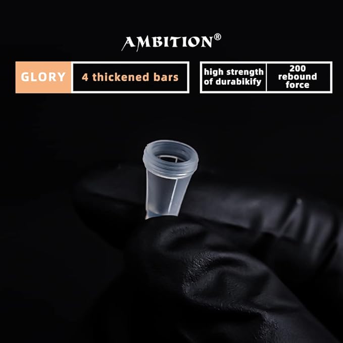 Ambition Glory Tattoo Cartridges #10 Bugpin 11RL Needles Disposable 20pcs 0.3mm 11 Round Liner for Rotary Tattoo Machine Supply