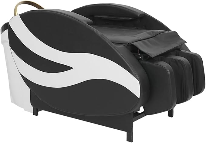 TATARTIST Automatic Smart Massage Shampoo Bed with Fumigation Head Therapy Armrest and Legrest Airbag Wrapping ABS Plastic Basin Body Electrical Massage Shampoo Bed for Spa Beauty Salon