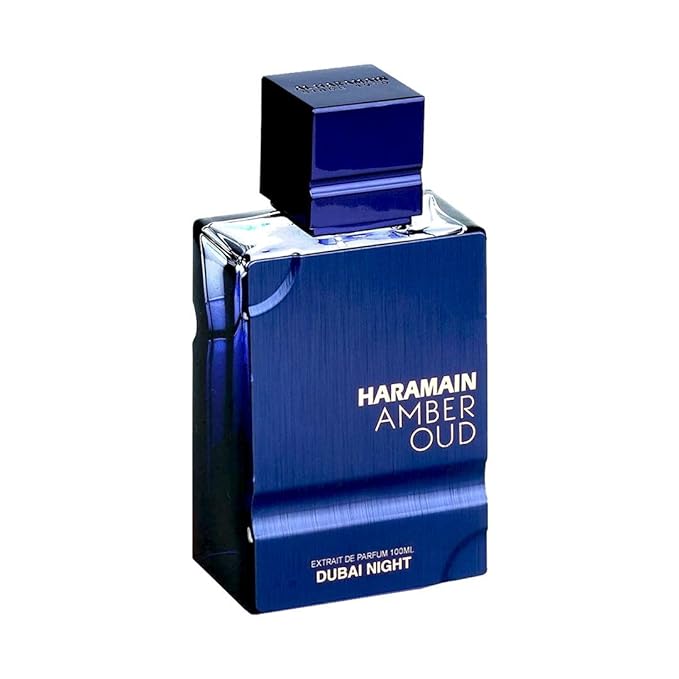 Al Haramain Amber Oud Dubai Night Edition for Unisex - Arabian Perfume for Women & Men - Woody Fragrance with Saffron, Bergamot, Agarwood, Amber - Arabic Perfume - Extrait De Parfum - 3.4 oz EDP Spray