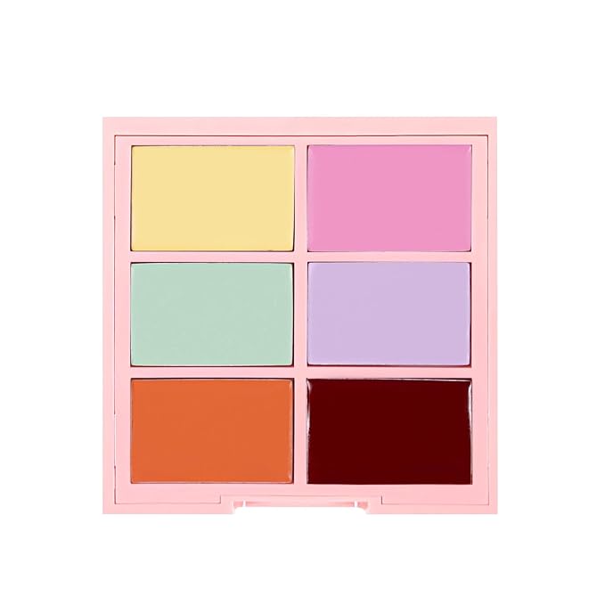 KimChi Chic Undercover Hoe Corrector Palette - Full Coverage Concealer, Creamy, Long Wearing, Hides Dark Circles & Blemishes Cruelty Free, Universal 0.25 oz