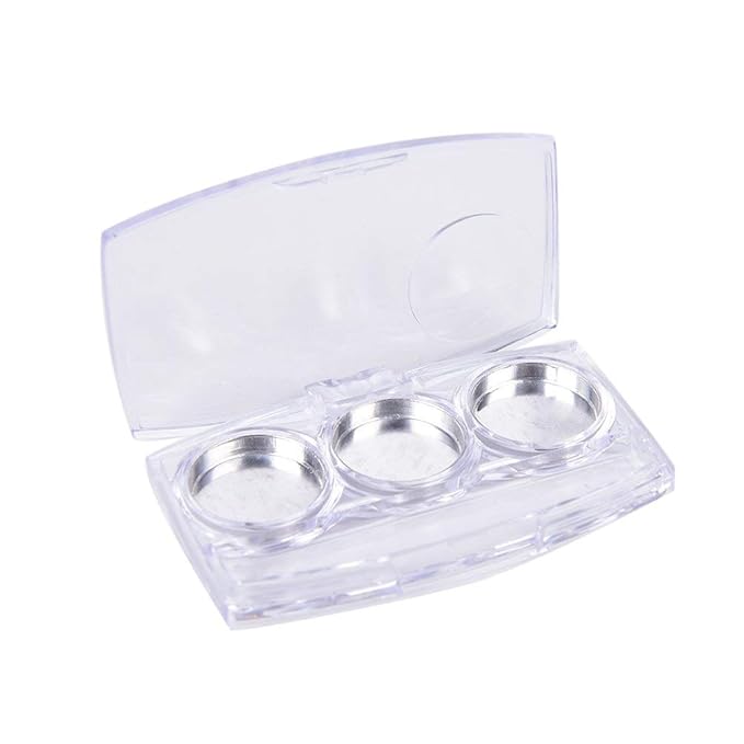 10 Pcs Clear Empty Eyeshadow Palette Plastic Eyeshadow