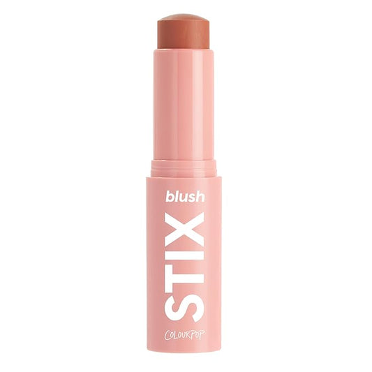 ColourPop Blush Stix - Cream Blush Stick with a Blendable, Hydrating Formula and Natural, Skin-Like Finish - Glowy Summer Makeup for Cheeks, Eyes & Lips - Cottage Life (0.28 oz)